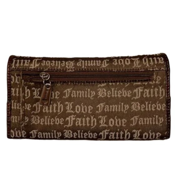 Reflections Love Faith Tri-Fold Wallet - Picture 2 of 4